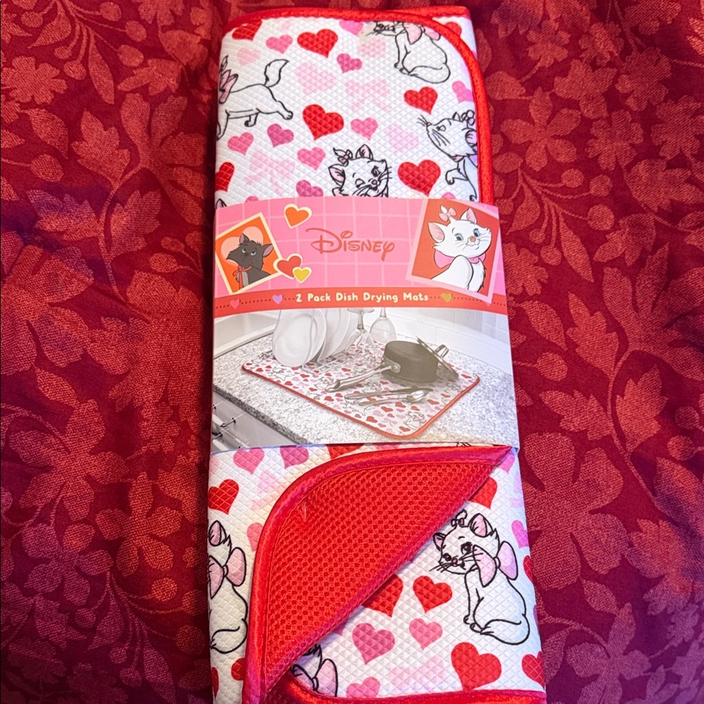 Disney Marie from the Aristocats Drying Mats valentine edition